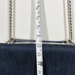 Michael Kors  Sloan Blue Denim Crossbody Shoulder Bag Purse Gold Chain Retro Y2K Photo 12