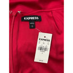 EXPRESS NEW  Red Bodycon Dress L Cut Out Criss Cross Back Cocktail Holiday Party Photo 6