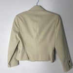 Karen Millen 90s Vintage Tan Beige Blazer Old Money Jacket Size 8 Small Photo 5