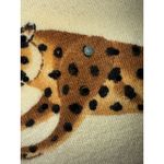 Vintage Elizabeth New York Womens Sweater Top Sz Medium Petite Cougars leopard Photo 2