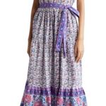 NWOT Millie Victorias Maxi Dress Floral Bluebell Size Small Purple Photo 0