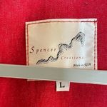 Vintage red denim studded vest Red Size L Photo 5