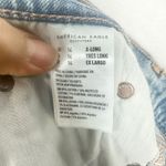 American Eagle  Super High Rise Ripped Ankle Straight Jeans Size 14 X Long Tall Photo 7