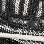 Nic+Zoe  sleeveless lightweight fringe long vest black M festival concert Photo 4