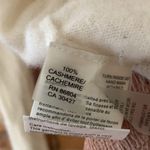 Magaschoni V-neck cashmere sweater cream size M Photo 5