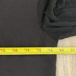 Tibi  Mixed Media Long Sleeve Crewneck Tee Size Small Black Photo 3