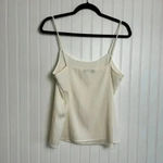 Diane Von Furstenberg  Ivory Camisole Spaghetti Strap size 4 H45 Photo 1