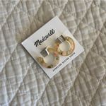 Madewell Confetti Acetate Hoop Earrings Blush Multi Photo 1