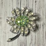Vintage Sarah Coventry “Mountain Flower” Brooch (1968) Silver Photo 3