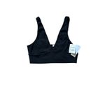 BP NWT  Nordstrom Sleeveless Crop Tank Black Medium Organic Cotton Stretch‎ Photo 1