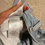 AGOLDE  Merrel Jeans Astray High Rise Crop Light Wash Raw Hem Denim- Size 29 Photo 6