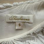 Shoshanna  Floral Lace‎ Sheath Cocktail Dress Short Sleeves Black and White, Sz 6 Photo 2