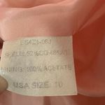 Perry Ellis Women Sz 10 Light Pink Zip Up Blazer Career Office Cotton Blend Photo 8