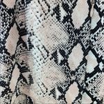 L'Agence L’AGENCE Maeve Snake Print Pale Pink Wide Leg Jumpsuit Size 8 Photo 7