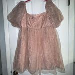 Lush Clothing Lush women’s ballon Sleeve Pink Floral mini Dress size‎ XL Photo 0