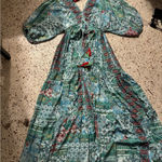 Bohemian soul maxi dress Maxi one size women’s Blue Photo 5