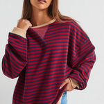 We The Free  Classic Striped Crew in Nautical Combo Size Large Photo 0