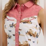 Wrangler WOMEN'S  DESERT SLIM WESTERN SNAP TANK size XXL Photo 2