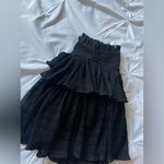 Elegant Black Ruffled Skirt Photo 1