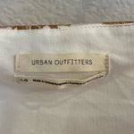 Urban Outfitters  Toile Printed Sateen Mini Dress Amber White Large Photo 7