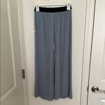 ZARA  Blue Pleated Wide-Leg Culottes Photo 3