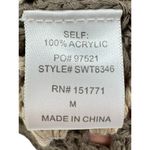 Le lis  Long Sleeve Crochet Top Cottagecore Grannycore Open Knit Brown‎ Medium Photo 3