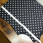 Vintage Y2K Women's Black off White Polka Dot Sleeveless Top • modest • business Size L Photo 5