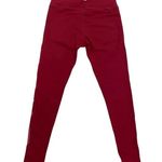 Buffbunny  Anastasia Mesh Leggings High Rise Sheer Red Burgundy athletic Pants S Photo 5