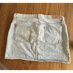 7 For All Mankind Mini Jean Skirt Light Wash Waist 32” Beach Vacation Summer Photo 8