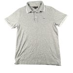 Michael Kors  Polo Shirt Womens XS Gray Short Sleeve MK Logo Classic Casual‎ Golf Photo 0