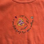 Orange Ribbed “perfect day in paradise” Baby T Photo 3