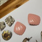 Lot Of 5 Mixed Variety Costume Jewelry Pierced Earrings Photo 4