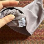 CROP RIBBED DUSTY LAVENDER PURPLE TOP Photo 3