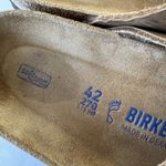 Birkenstock Florida Soft Footbed Birkibuc Mocha Sandals Womens 11 Mens 9 Slip On Photo 3