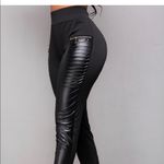 Chic Me NWOT leather like leggings Photo 1