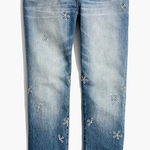 Madewell 10“ perfect summer daisy straight leg jeans, size 23 Photo 0
