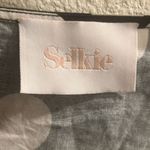 ✨Selkie Polka Dot Wrap Sz Large Blouse✨ Black Photo 4