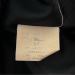 Vintage 90s Block Island Structured Wool Blazer Gold Crest Buttons Black 12 Photo 6