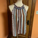 Liverpool Earthy Stripes Halter Style Top Photo 4