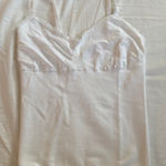 Laura Ashley  White Lace Trim Camisole Photo 0