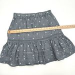 Madewell Embroidered Tiered Pull-on Mini Skirt Gingham Check Women’s S Photo 9