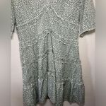 Princess Polly  Size 4 Candice‎ Sage Green Ruffle Short Sleeve Mini Dress Photo 2