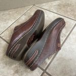 Spring Step L'Artiste Brown Leather Clogs Mules Slides Comfort Shoes Women's 39 Size 8.5 Photo 5