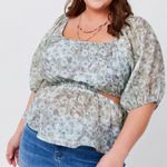 Altar'd State Arula Floral Cutout Top Photo 0