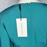 Lavish Lice Lavish Alice Size 6 Teal Deep V-Neck Butterfly Sleeve Sheath Dress NWT Lined Photo 8