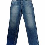 RE/DONE 90s Jeans Ultra High Rise Skinny Button Fly Denim Pants 32R Western Blue Photo 12