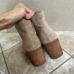 KORKS Women's Esmerelda Lug Sole Booties Color Taupe Size 7.5 side zip Tan Photo 3