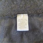 Johnny Was Vintage  Vest Crochet Black Boho Eyelet Embroidered Size Small Photo 10