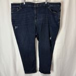Lane Bryant Flex Magic Waistband Signature Fit Boyfriend Jean Distressed Size 26 Photo 2