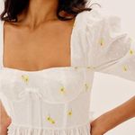 For Love & Lemons NWOT Abby Sunflower Ivory Blouse Top size Medium Photo 1